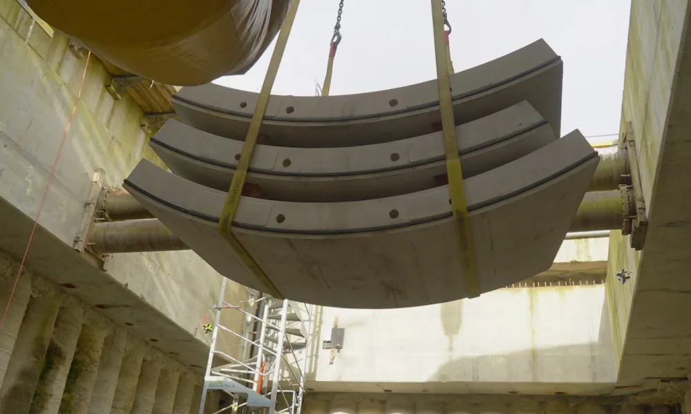 Concrete segments for tunnel