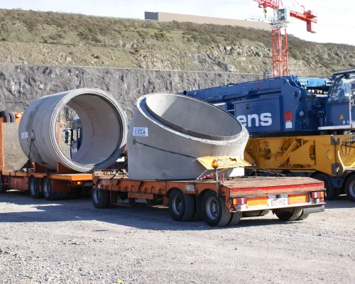 Pipes for Flamanville