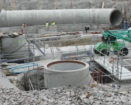 Pipes for nuclear cooling water installation