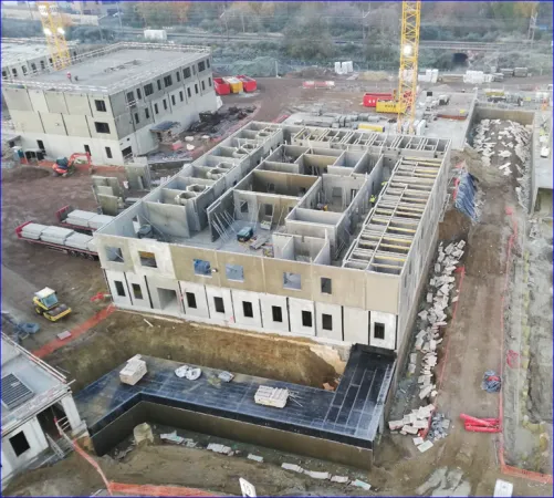 Precast elements for prison cells